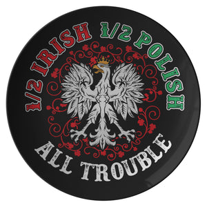 Irish Polish Decorative Plate -  - Polish Shirt Store