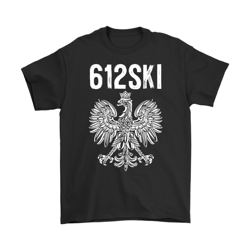 Minneapolis Minnesota Polish Pride | 612 Area Code T-shirt teelaunch Gildan Mens T-Shirt Black S
