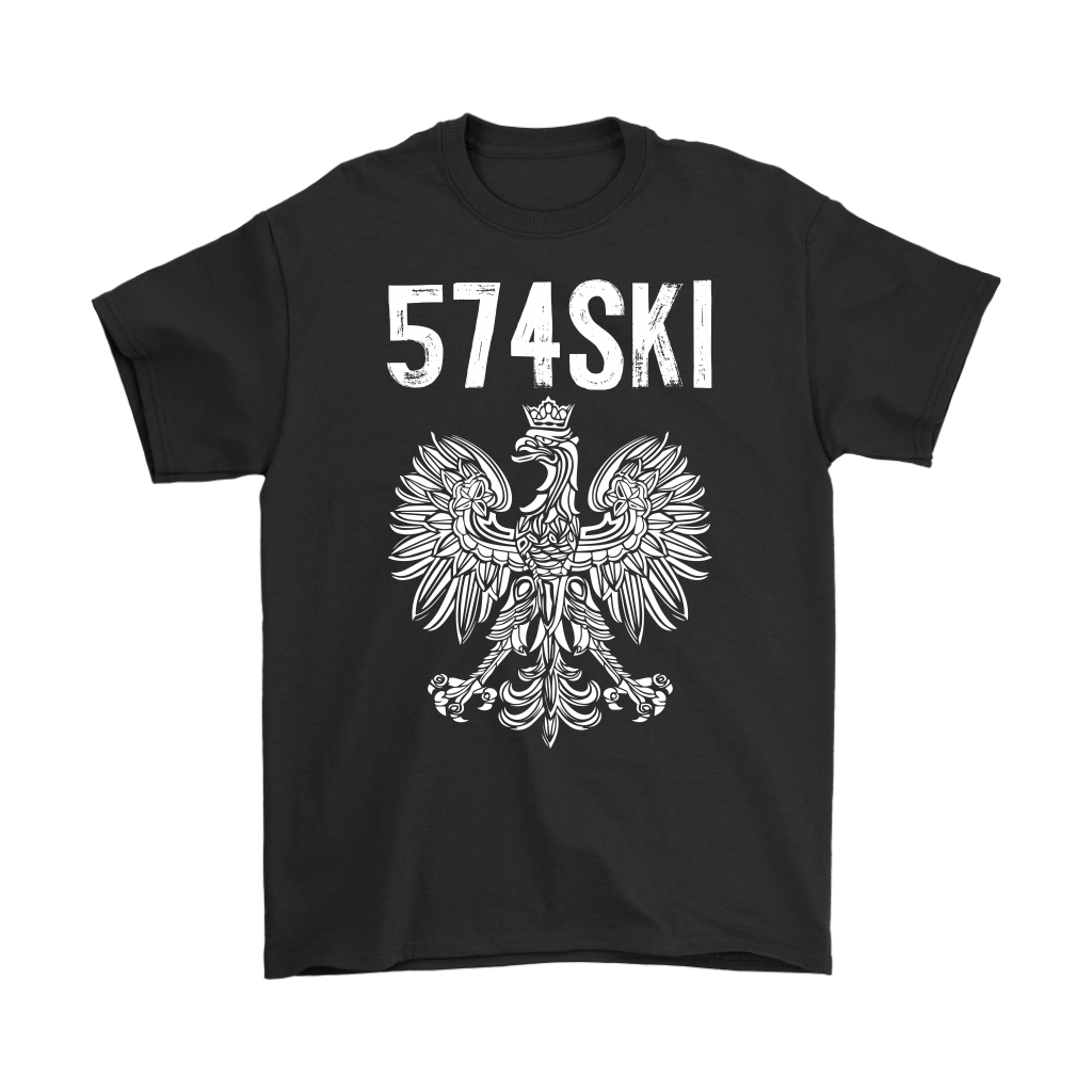 574SKI Indiana Polish Pride T-shirt teelaunch Gildan Mens T-Shirt Black S