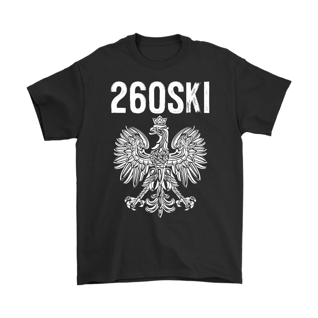 Indiana Polish Pride - 260 Area Code T-shirt teelaunch Gildan Mens T-Shirt Black S