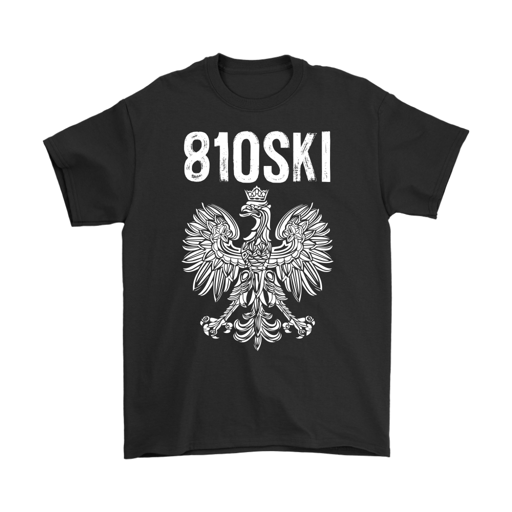 810SKI Michigan Polish Pride T-shirt teelaunch Gildan Mens T-Shirt Black S