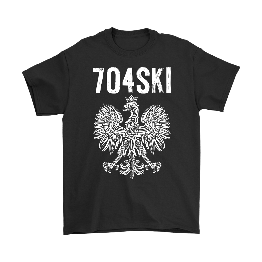 704SKI North Carolina Polish Pride T-shirt teelaunch Gildan Mens T-Shirt Black S