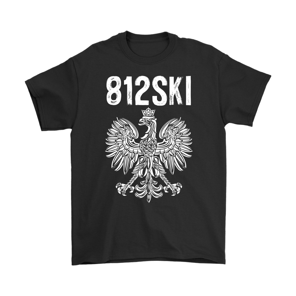 812SKI Indiana Polish Pride T-shirt teelaunch Gildan Mens T-Shirt Black S