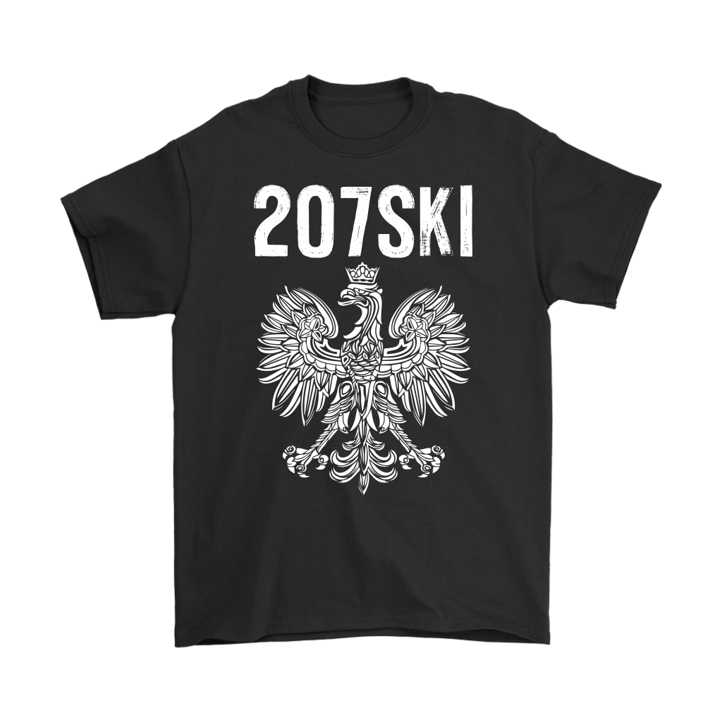 Maine - 207 Area Code - 207SKI T-shirt teelaunch Gildan Mens T-Shirt Black S