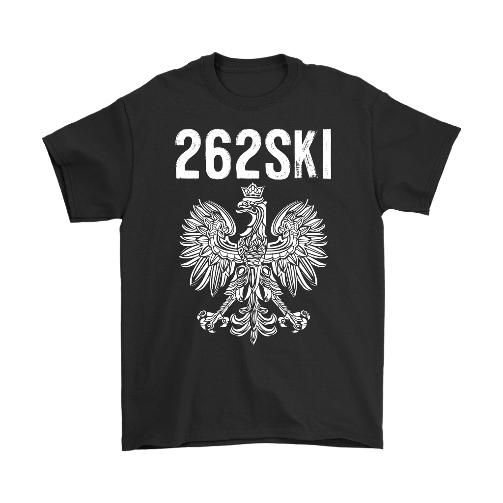 Wisconsin Polish Pride - 262 Area Code T-shirt teelaunch Gildan Mens T-Shirt Black S