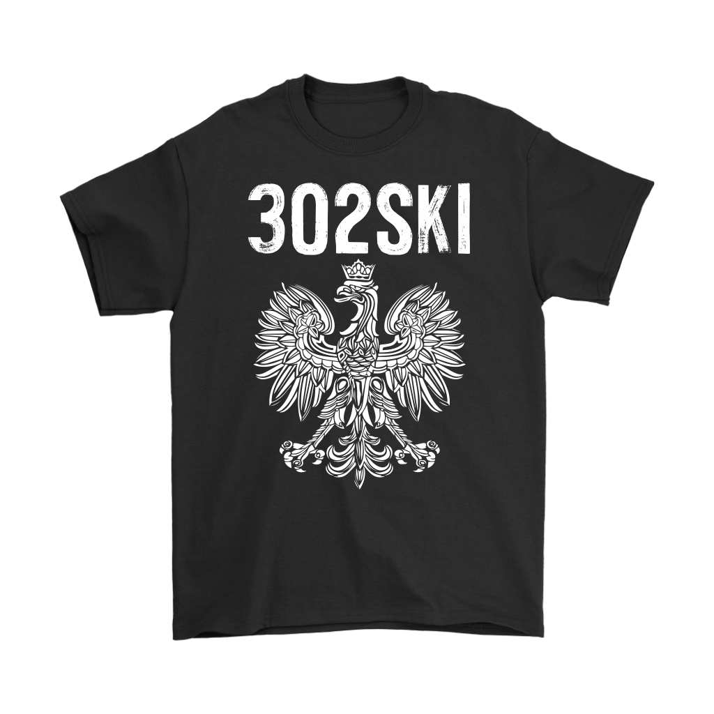 302SKI Delaware Polish Pride T-shirt teelaunch Gildan Mens T-Shirt Black S