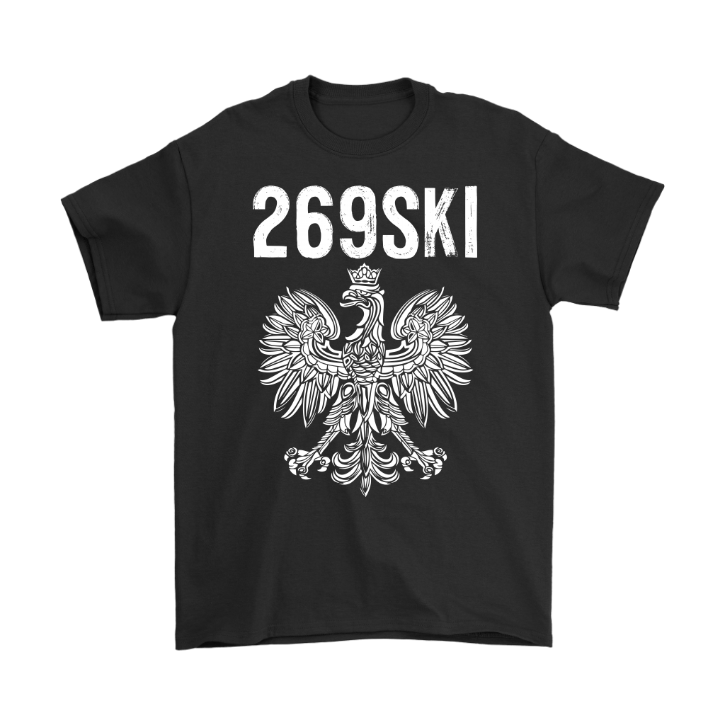 Michigan Polish Pride - Area Code 269 T-shirt teelaunch Gildan Mens T-Shirt Black S