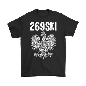Michigan Polish Pride - Area Code 269 - Gildan Mens T-Shirt / Black / S - Polish Shirt Store