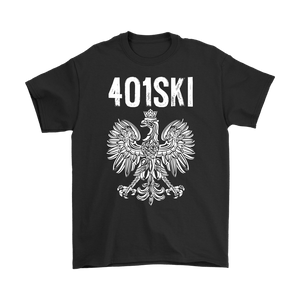 401SKI Rhode Island Polish Pride - Gildan Mens T-Shirt / Black / S - Polish Shirt Store