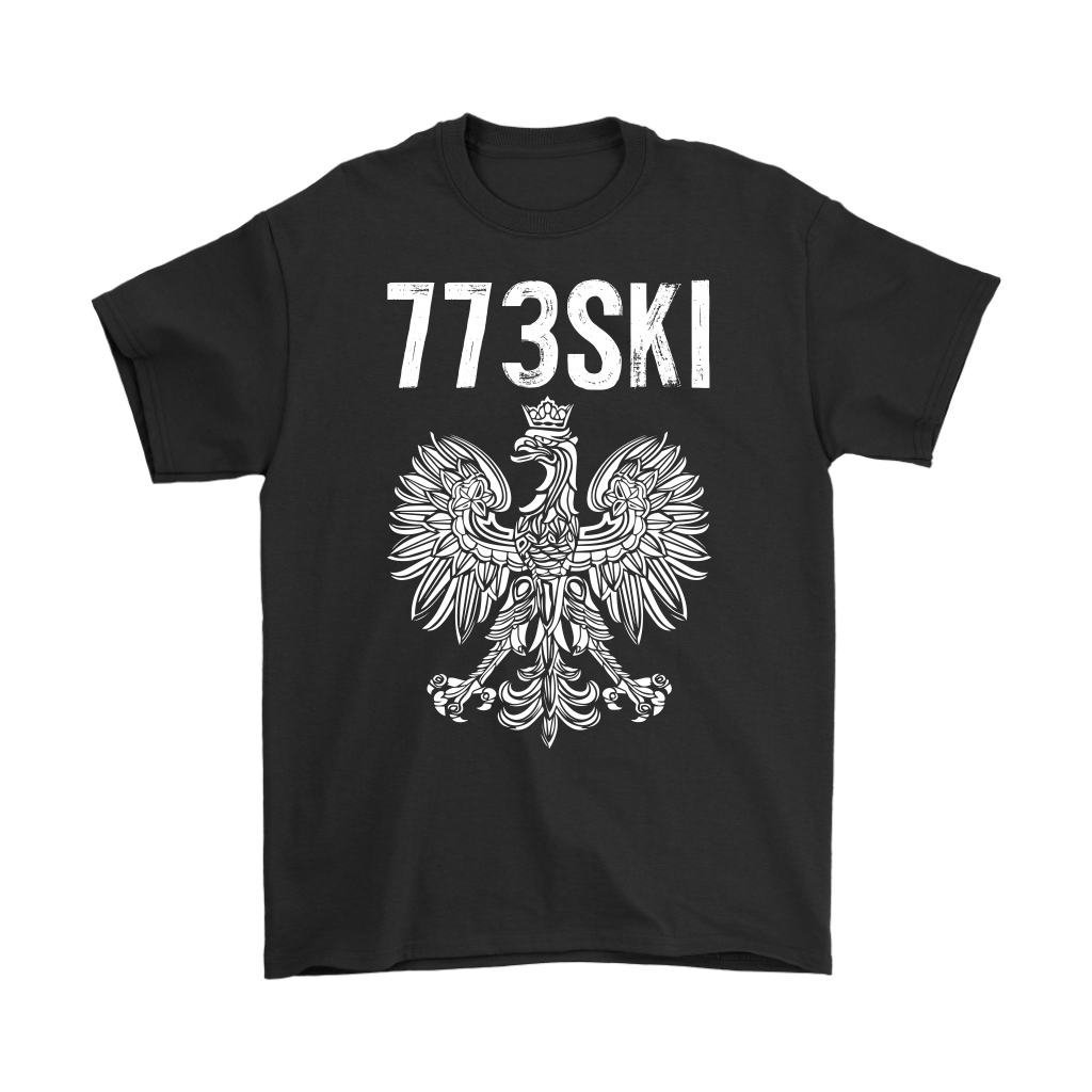 773SKI Chicago Polish Pride T-shirt teelaunch Gildan Mens T-Shirt Black S