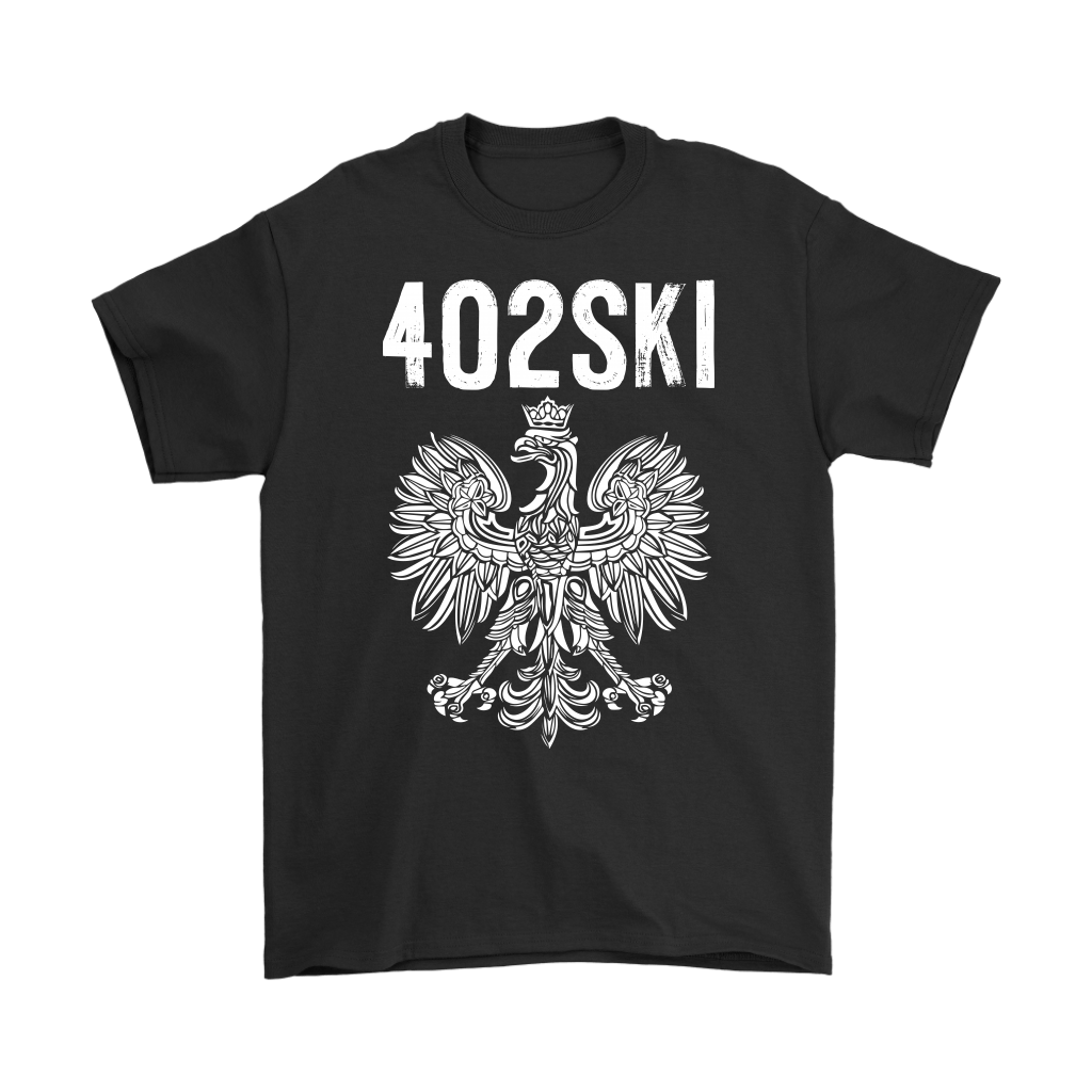 402SKI Polish Pride T-shirt teelaunch Gildan Mens T-Shirt Black S