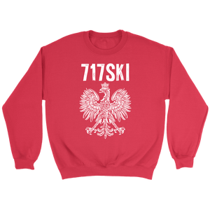717SKI Pennsylvania Polish Pride - Crewneck Sweatshirt / Red / S - Polish Shirt Store