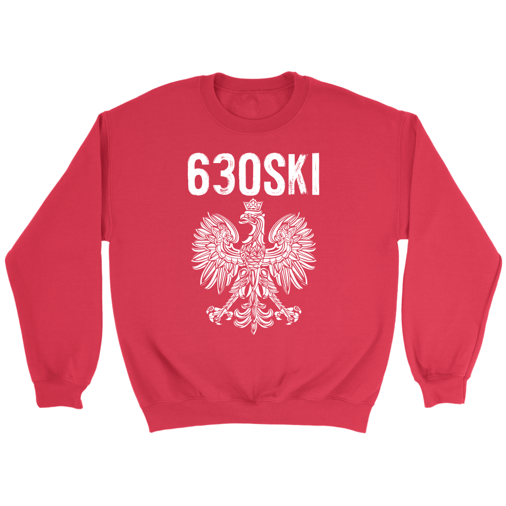 630SKI Illinois Polish Pride T-shirt teelaunch Crewneck Sweatshirt Red S