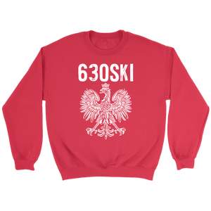 630SKI Illinois Polish Pride - Crewneck Sweatshirt / Red / S - Polish Shirt Store