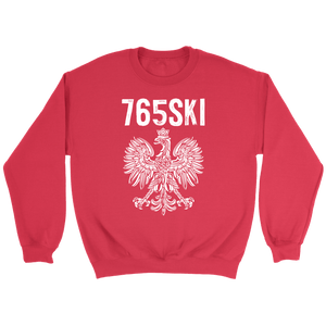 765SKI Indiana Polish Pride - Crewneck Sweatshirt / Red / S - Polish Shirt Store