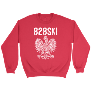 828SKI North Carolina Polish Pride - Crewneck Sweatshirt / Red / S - Polish Shirt Store