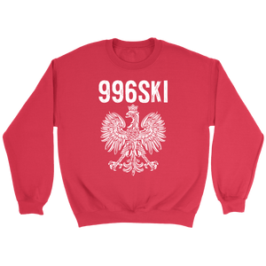 996SKI Polish Pride - Crewneck Sweatshirt / Red / S - Polish Shirt Store