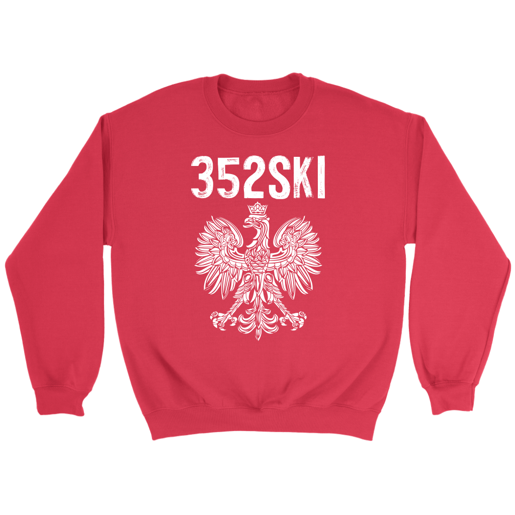 352SKI Gainesville Florida Polish Pride T-shirt teelaunch Crewneck Sweatshirt Red S