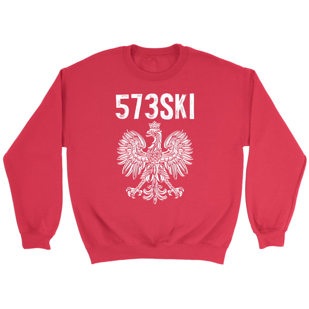 573SKI Missouri Polish Pride T-shirt teelaunch Crewneck Sweatshirt Red S