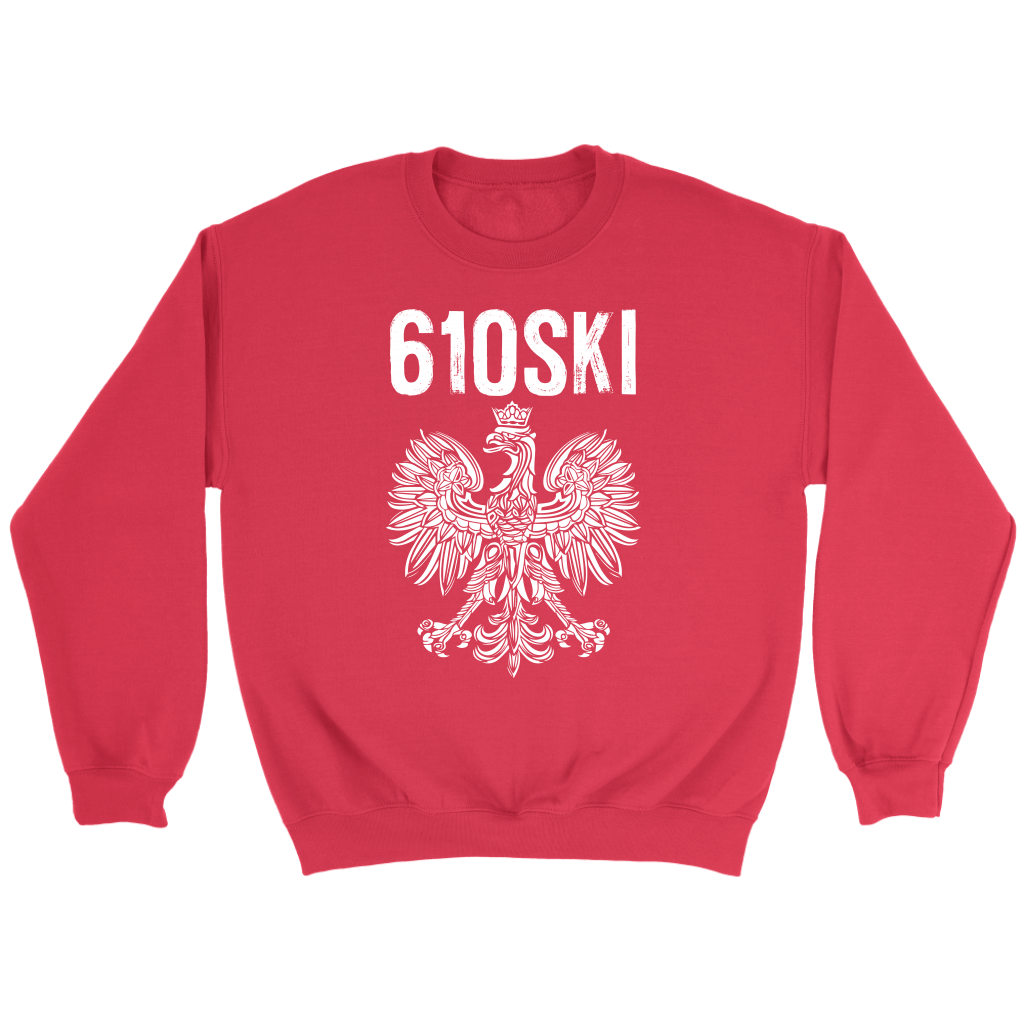 610SKI Pennsylvania Polish Pride T-shirt teelaunch Crewneck Sweatshirt Red S