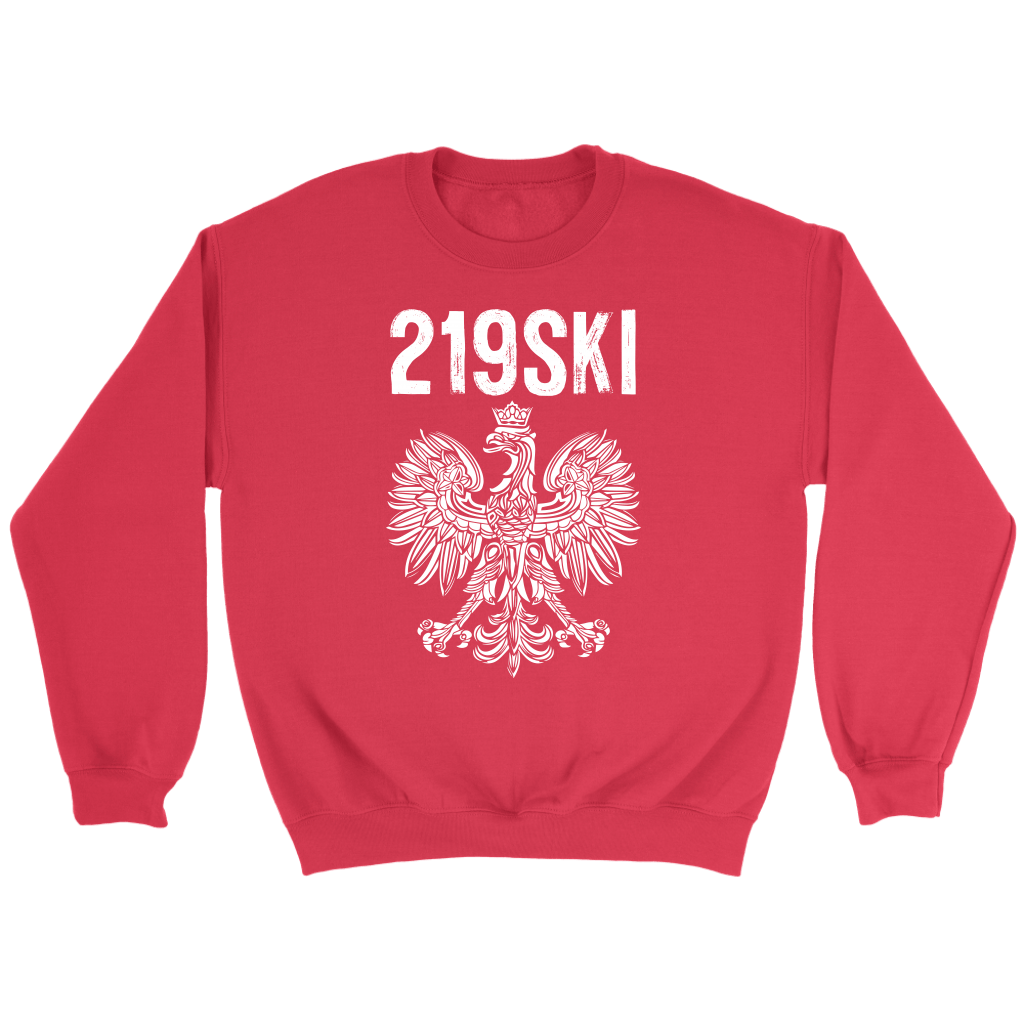 Indiana Polish Pride - 219SKI T-shirt teelaunch Crewneck Sweatshirt Red S