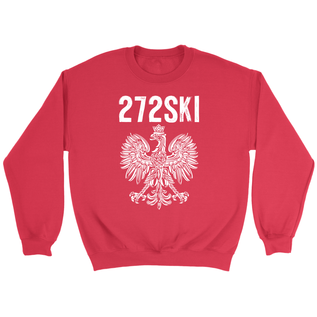 Scranton Pennsylvania - 272 Area Code T-shirt teelaunch Crewneck Sweatshirt Red S