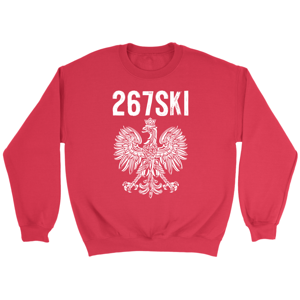 Philadelphia Pennsylvania Polish Pride T-shirt teelaunch Crewneck Sweatshirt Red S
