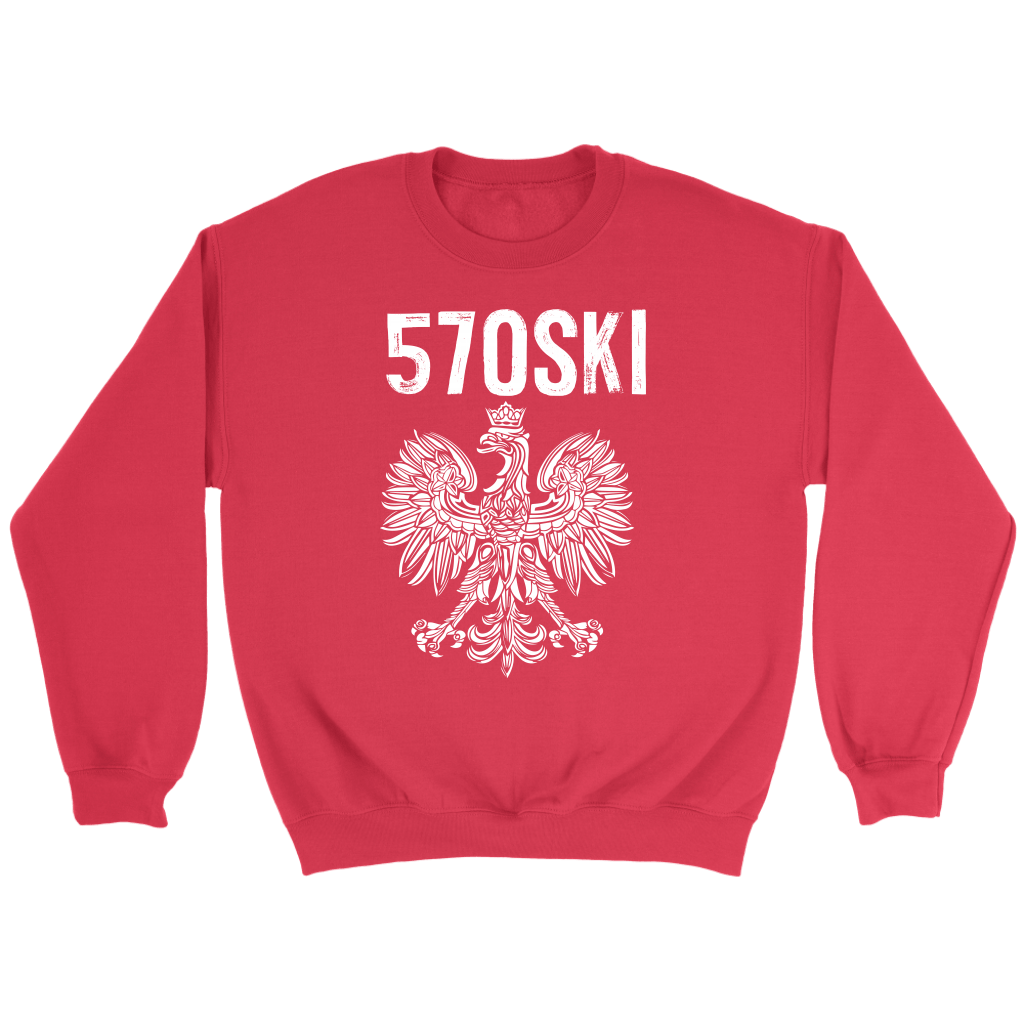 Scranton Pennsylvania Polish Shirt T-shirt teelaunch Crewneck Sweatshirt Red S