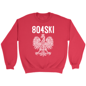 804SKI Virginia Polish Pride - Crewneck Sweatshirt / Red / S - Polish Shirt Store