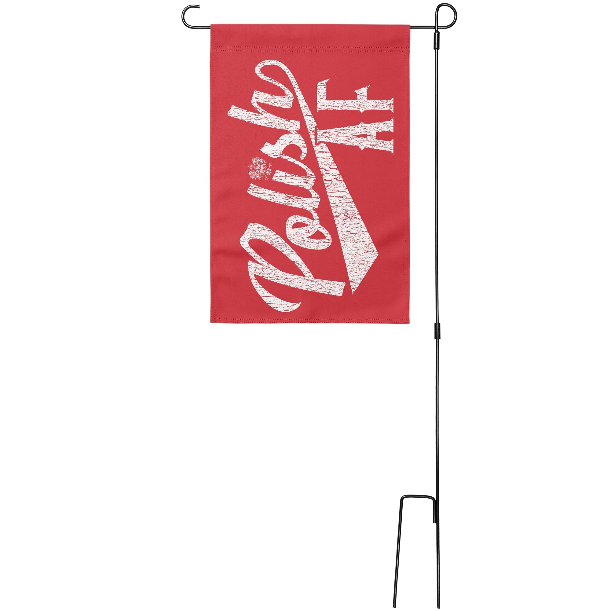Polish AF Garden Flag Home Goods teelaunch With Stand  