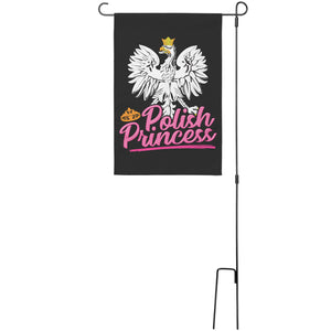Polish Princess Garden Flag - With Stand - Polish Shirt Store