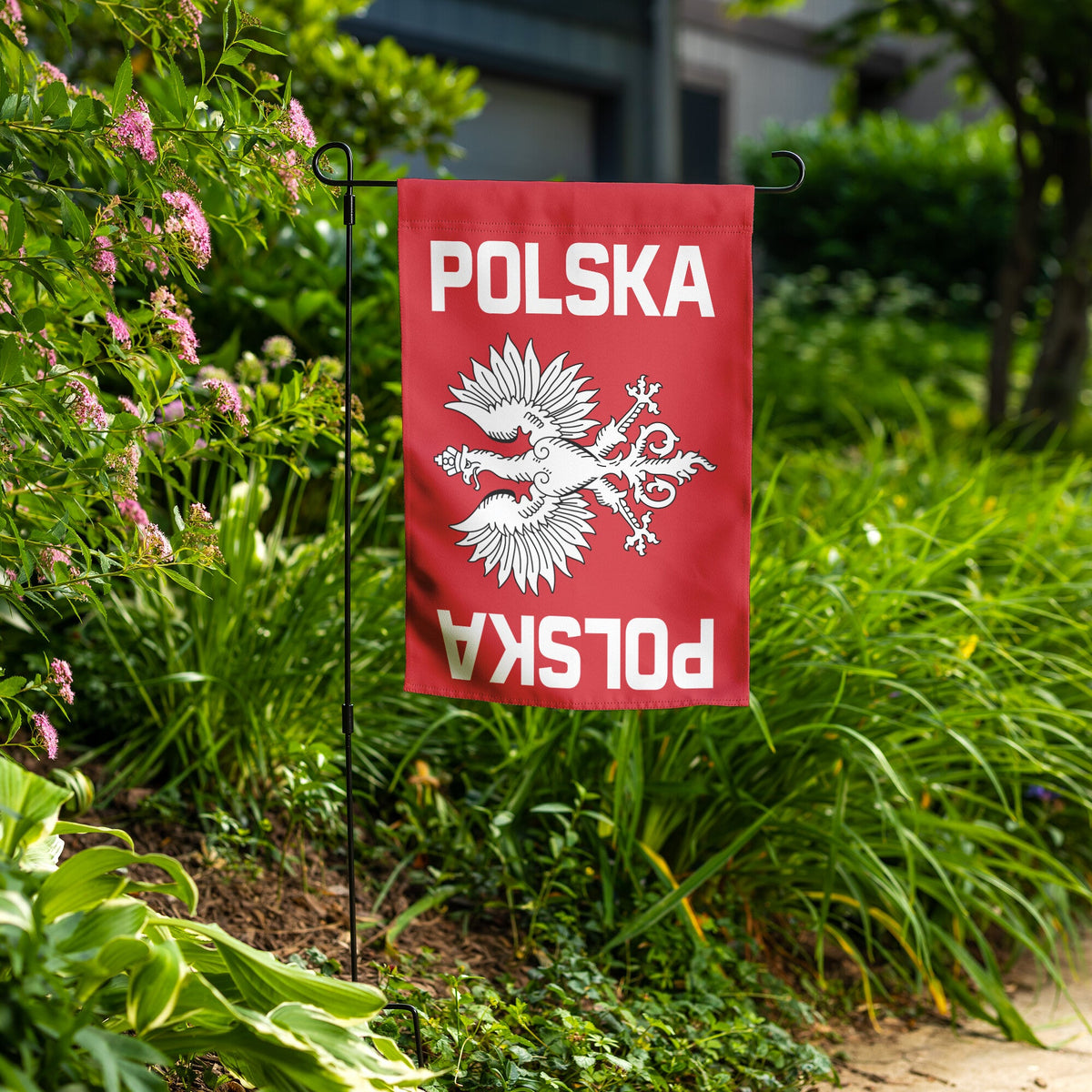 Old Polska Garden Flag Home Goods teelaunch   