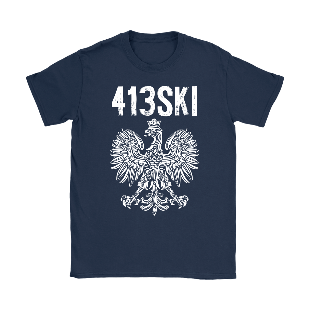 413SKI Massachusetts Polish Pride Alt Colors T-shirt teelaunch   