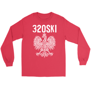 St Cloud Minnesota Polish American Pride - Gildan Long Sleeve Tee / Red / S - Polish Shirt Store