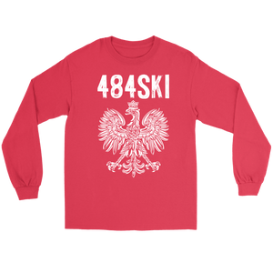 484SKI Pennsylvania Polish Pride - Gildan Long Sleeve Tee / Red / S - Polish Shirt Store
