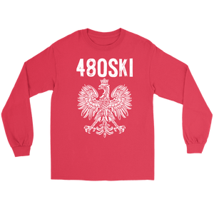 480SKI Arizona Polish Pride - Gildan Long Sleeve Tee / Red / S - Polish Shirt Store