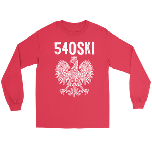 540SKI Virginia Polish Pride - Gildan Long Sleeve Tee / Red / S - Polish Shirt Store