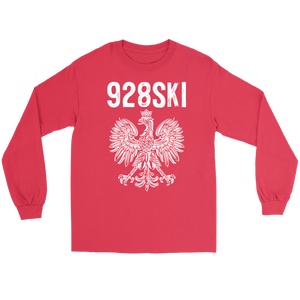 928SKI Arizona Polish Pride - Gildan Long Sleeve Tee / Red / S - Polish Shirt Store