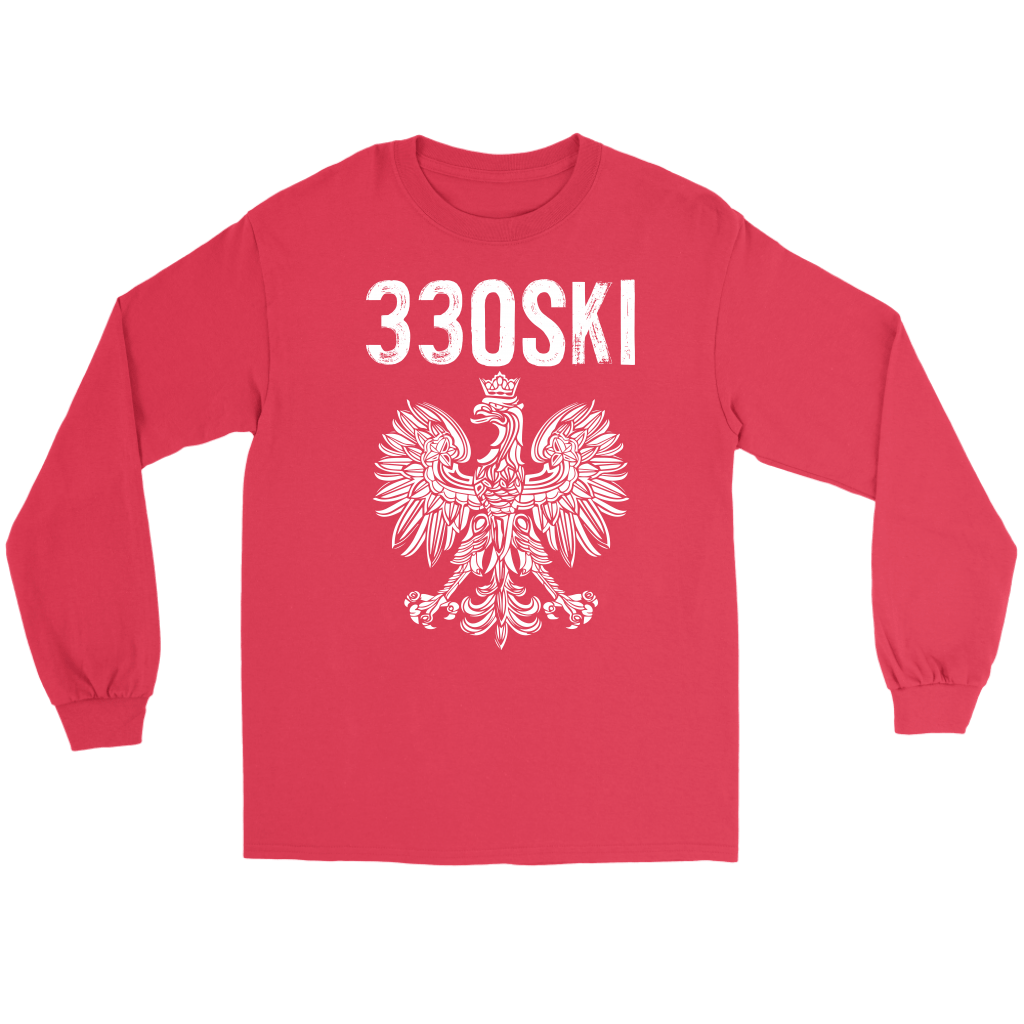 Ohio - 330 Area Code - 330SKI T-shirt teelaunch Gildan Long Sleeve Tee Red S
