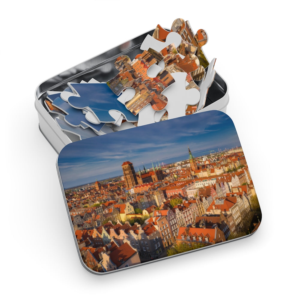 Gdansk Poland Old Town Jigsaw Puzzle Puzzle Printify   
