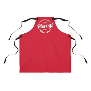 Surround Yourself With Pierogi Poly Twill Apron -  - Polish Shirt Store