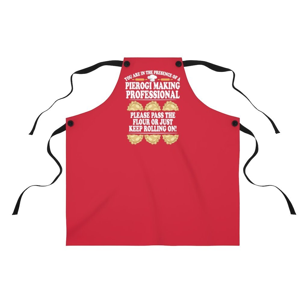 Pierogi Making Professional Poly Twill Apron Accessories Printify   