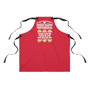 Pierogi Making Professional Poly Twill Apron -  - Polish Shirt Store