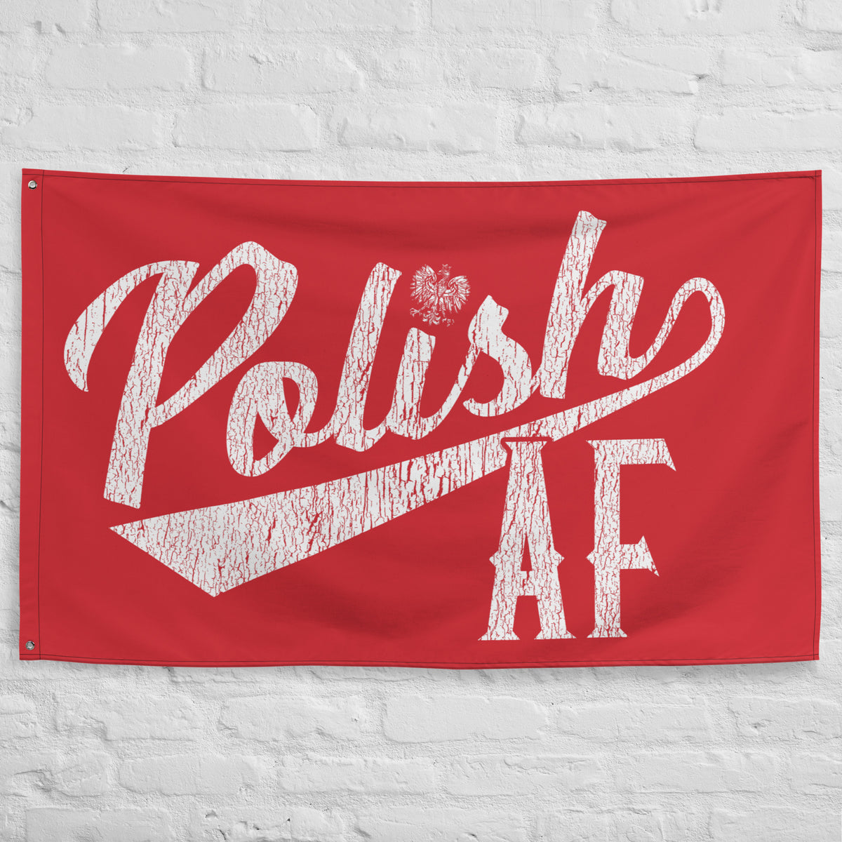 Polish AF Indoor Wall Flag  Polish Shirt Store Default Title  