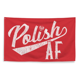 Polish AF Indoor Wall Flag -  - Polish Shirt Store