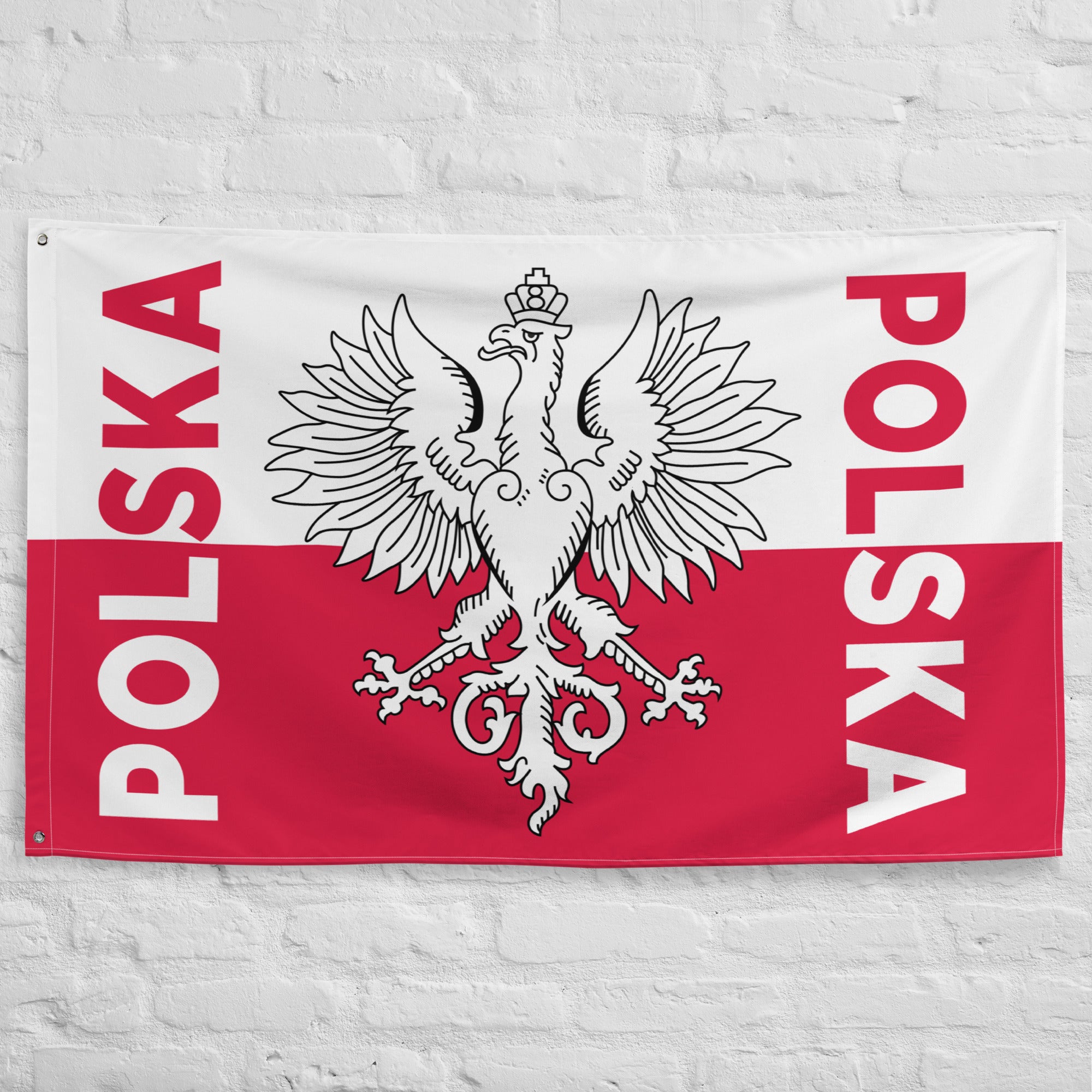 Polska Decorative Indoor Wall Flag  Polish Shirt Store Default Title  