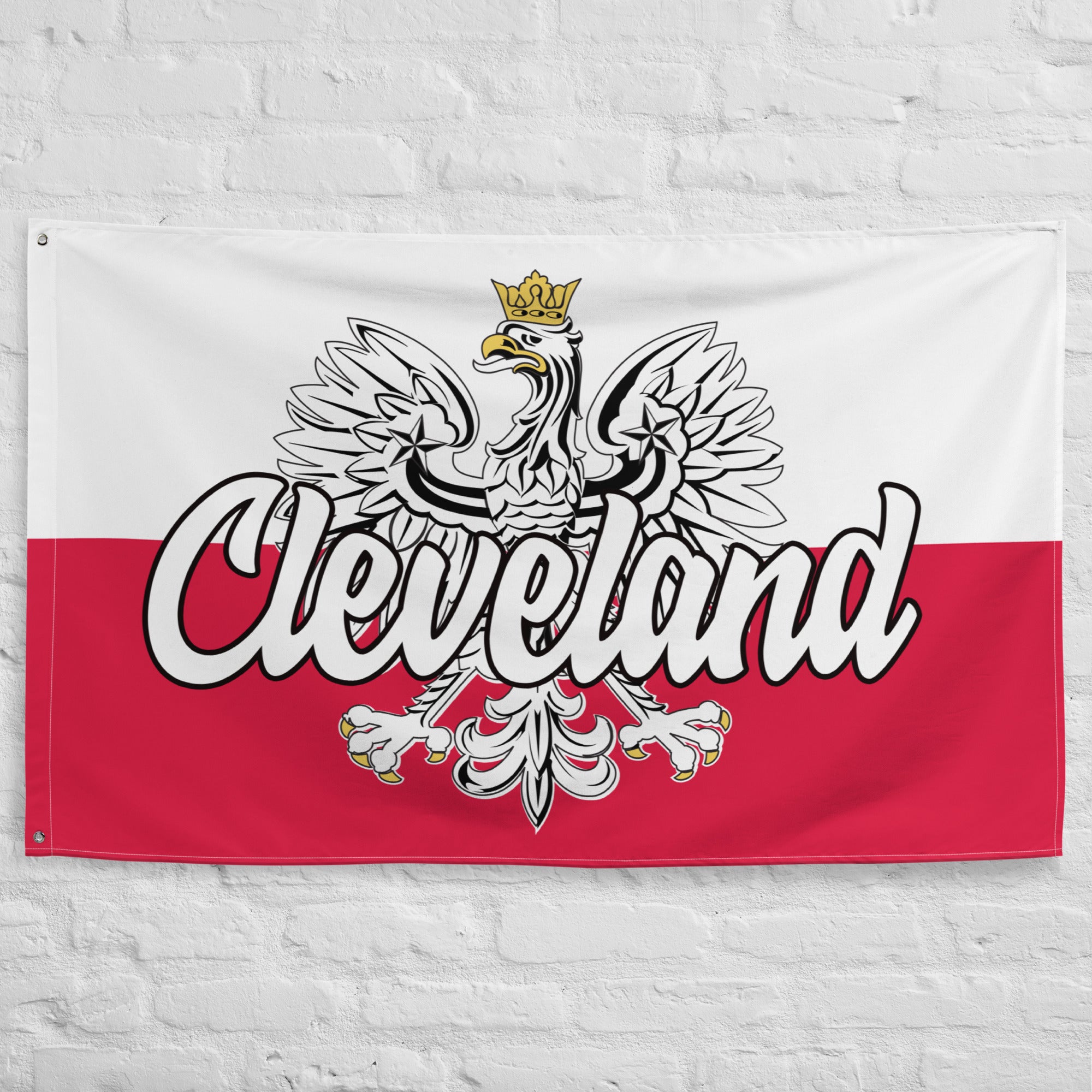 Cleveland Polish Indoor Wall Flag - Polish Shirt Store