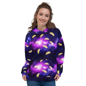 Pierogi In Space All Over Print Unisex Hoodie - XS - Polish Shirt Store