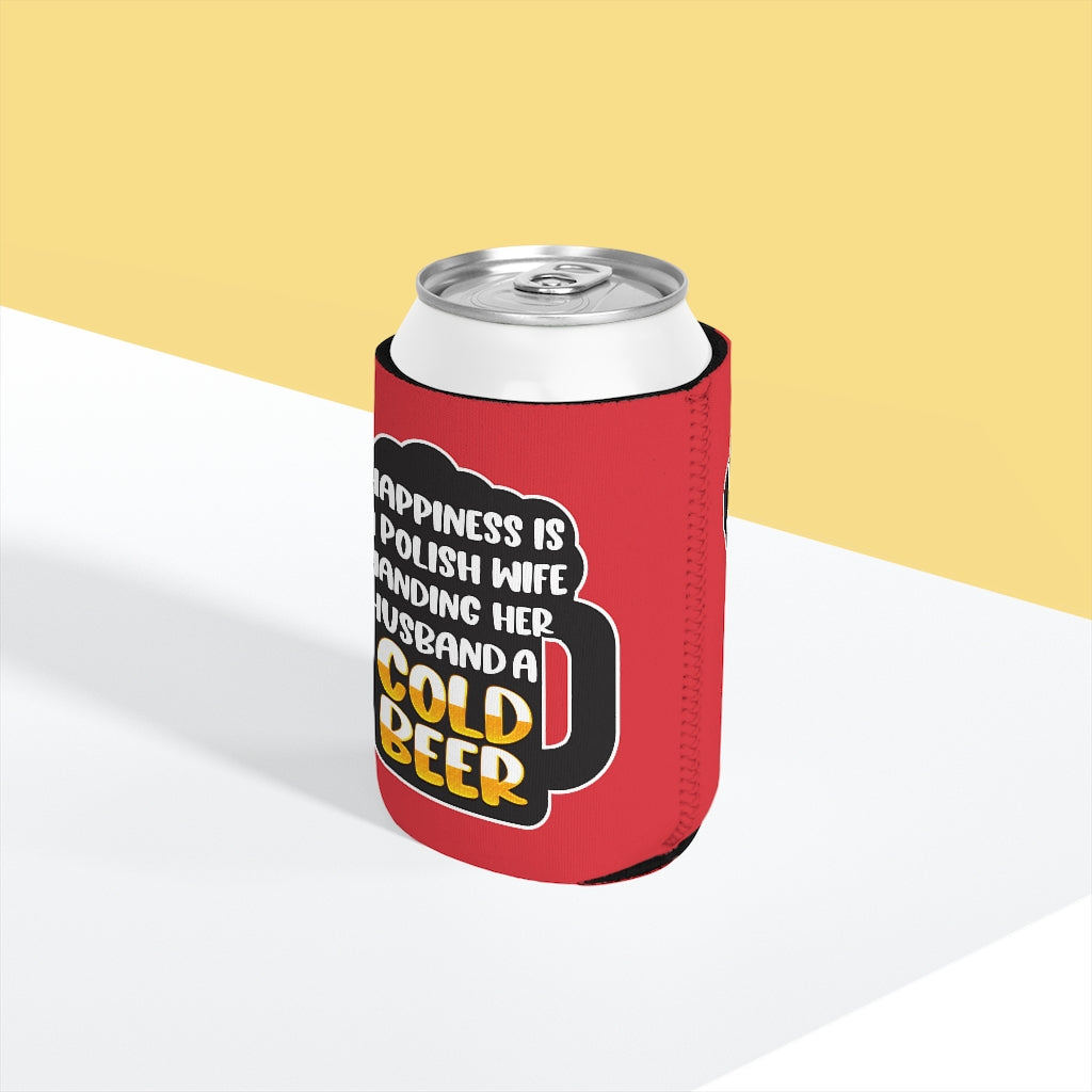 Hand Me A Beer Can Cooler Sleeve Accessories Printify   