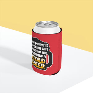 Hand Me A Beer Can Cooler Sleeve -  - Polish Shirt Store